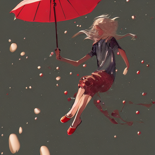 falling from the sky like rain, bystanders watching from the sides, 4 k, by miyazaki, monokubo, artstation,