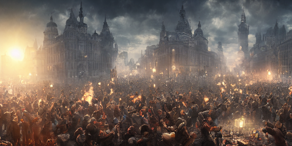 i am happy to join with you today in what will go down in history as the greatest demonstration for freedom in the history of our nation. ultrafine colored illustration, hyperrealistic, cinematic atmosphere, intricate linework, sharp focus, octopath traveler, final fantasy, unreal engine highly rendered, global illumination, radiant light, intricate environment