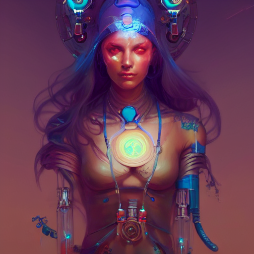 a portrait of a beautiful cybernetic gypsie, cyberpunk concept art by pete mohrbacher and wlop and artgerm and josan gonzales, digital art, highly detailed, intricate, sci-fi, sharp focus, Trending on Artstation HQ, deviantart, unreal engine 5, 4K UHD image
