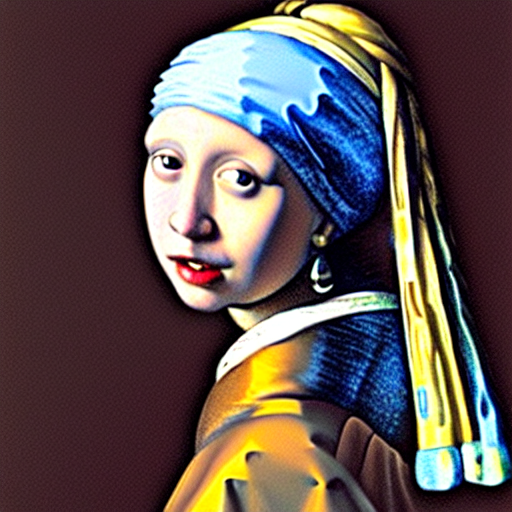 girl with long hair, girl with long hair, girl with long hair, blue eyes, and a white shirt with a pearl earring by Johannes Vermeer, 8k