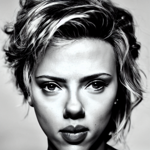 photograph of scarlett johansson taken by david lazar, highly detailed and symmetrical face, 8 k