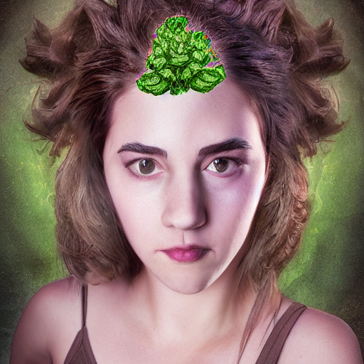 princess of cannabis, realistic, hyper real, photograph