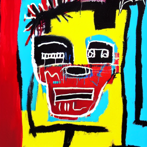 painting of jean michel basquiat by Jean michel basquiat, highly detailed, 8k, cinematic,