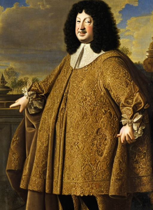 portrait of Louis xiv of France in his coronation garb by hyacinthe rigaurd