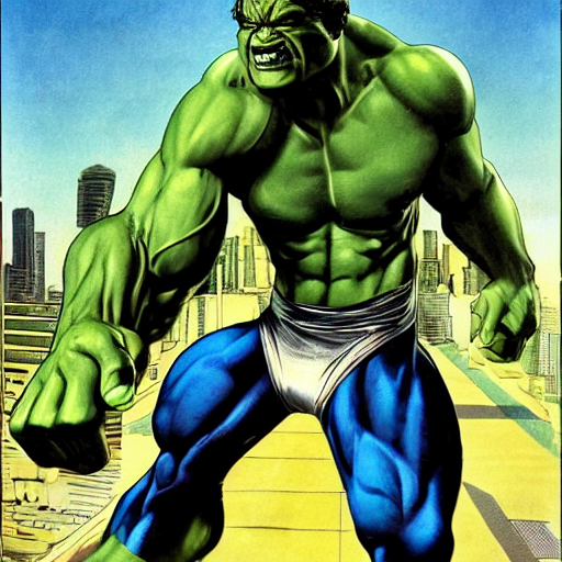 hulk with the face of jacque fresco