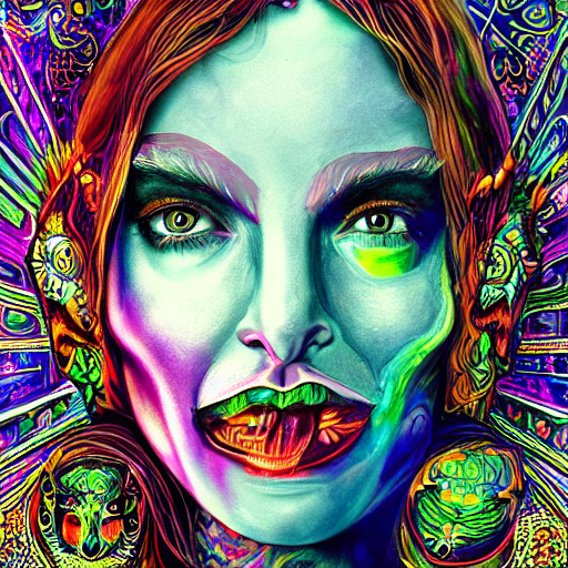 an extremely psychedelic portrait of hocus pocus, surreal, lsd, face, detailed, intricate, elegant, lithe, highly detailed, digital painting, artstation, concept art, smooth, sharp focus, illustration, art