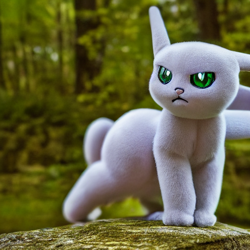 national geographic photo of mew, pokemon in the wild, intricate, portrait, 8 k professional, uhd, hdr, award winning