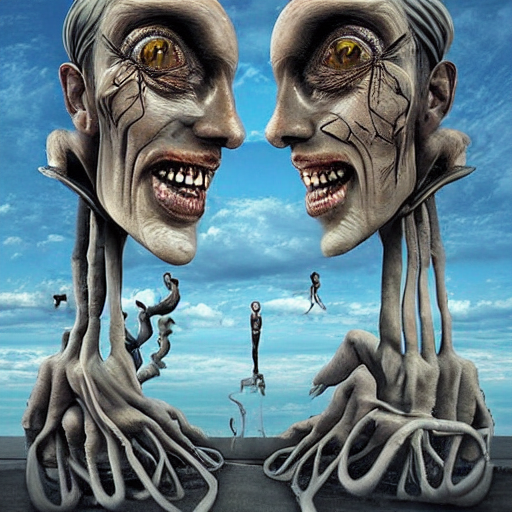 insanity my only friend scares me cause it's the only thing always there for me surrealism hyperdetailed 4 k