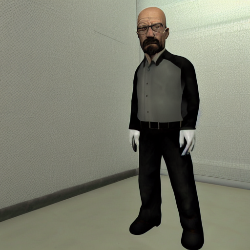 walter white from breaking bad as a half life 2 character