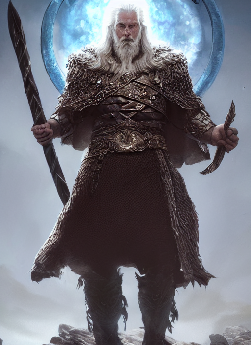 KREA AI odin ultra detailed fantasy, elden ring, realistic...