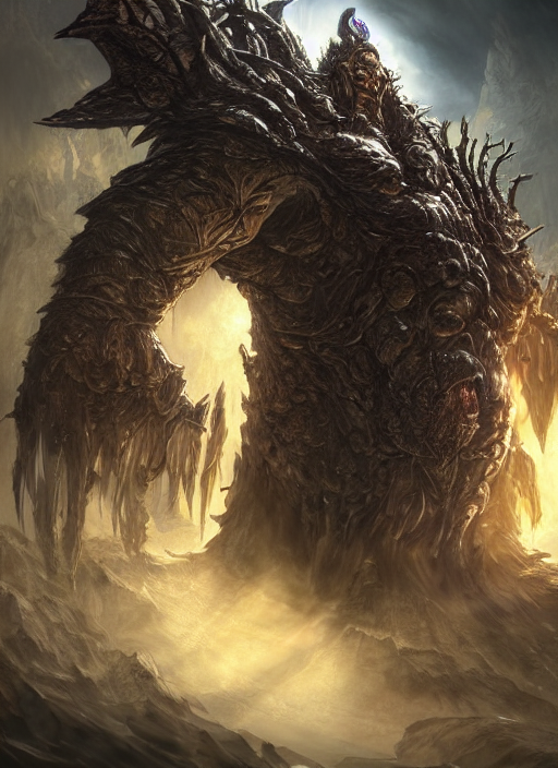 KREA AI - ultra detailed fantasy ogre, elden ring, realistic...