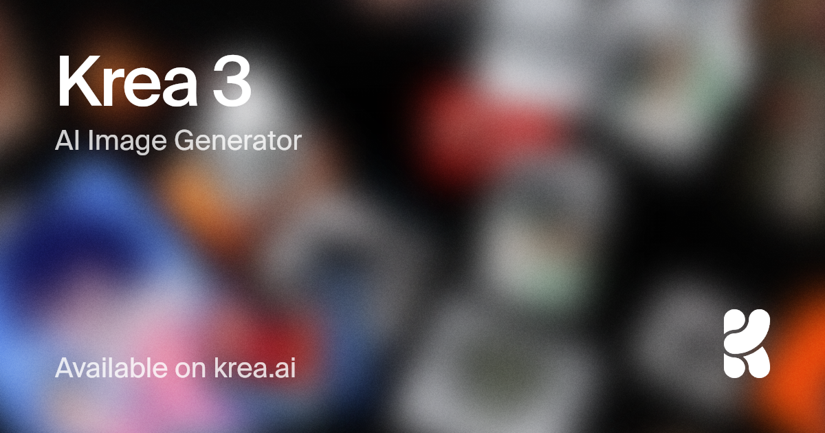 Krea 3 by Krea — AI Image Generator | Krea